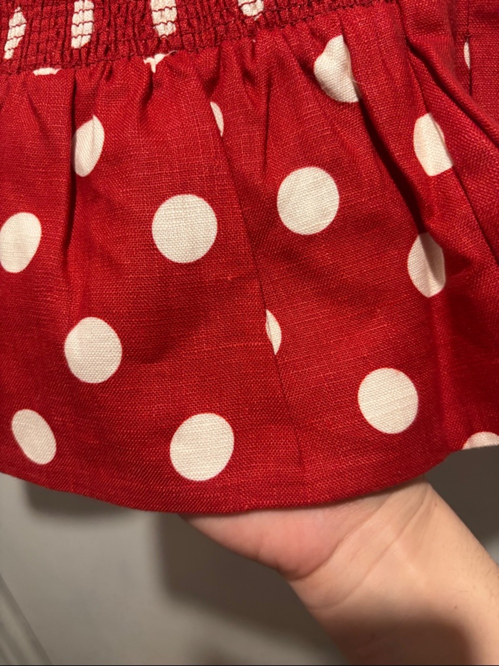New POSSE Rosalie polka dot blouse top - Picture 11 of 12